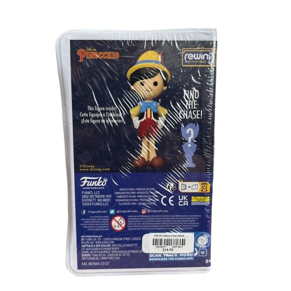 Disney Funko PINOCCHIO Rewind Figure Chance for CHASE - Picture 2 of 2